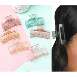 GOWRI TEX Women Set of 6 Claw Clip image 4