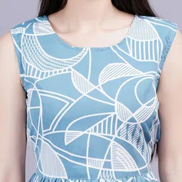 HIGHLIGHT FASHION EXPORT Abstract Printed Top image 3