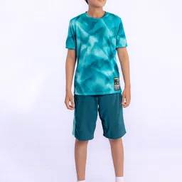 Decathlon Boys Tie & Dye Printed Breathable Multisport T-Shirt-picture-49