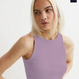 TOOCHKI Women's Pack of 2 Solid Ribbed Tank Crop Top-image-91