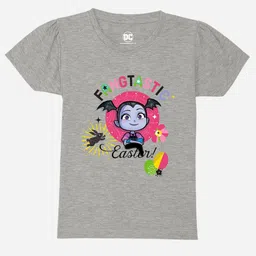 YK Disney Girls Graphic Printed Puff Sleeves Pure Cotton T-shirt-picture-24