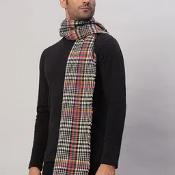 HANDICRAFT PALACE Men Checked Merino Wool Mufflers image 5