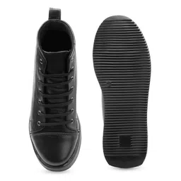 Bxxy Men Hidden Elevator Round Toe Sneaker Boots image 3