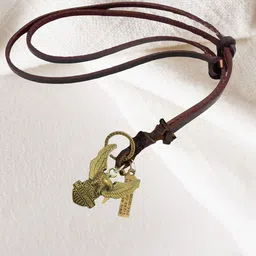 M Men Style Stainless Steel Gold-Plated Geometric Pendants image 1