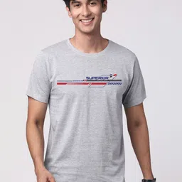 ADRO Men Pack of 3 Graphic Printed Round Neck Cotton T-shirts image 5