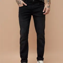 Forca by Lifestyle Men Tapered Fit Mid-Rise Light Fade Jeans-picture-36