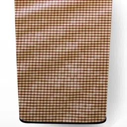 The Furnishing Tree Washing Machine Cover Pin Check Pattern Brown Compatible for Whirlpool 7 Kg Ful image 2