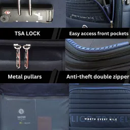 Ligo Bags Soft Sided Cabin Trolley Bag image 5