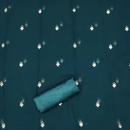 KALINI Embroidered Unstitched Dress Material image 3