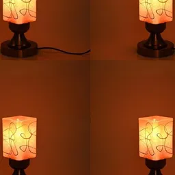 1ST TIME Pink Glass Cylinder Table Lamps-image-57