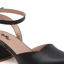 Bella Toes Women Pointed Toe Block Heels Pumps image 4