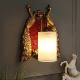 decorativeray Metal Novelty Wall Light (Gold) image 1