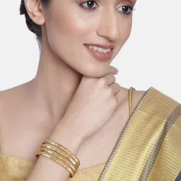 Anouk Set Of 4 Gold-Plated Bangles image 1