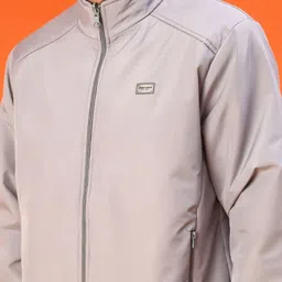 V-Mart Men Geometric Sporty Jacket with Patchwork image 3