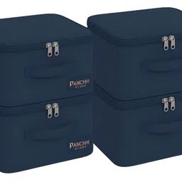 Panchhi Store Blue 4 Pieces Drawer Organiser-picture-23