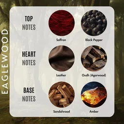 Forest Hill Set of 2 Redwood & Eaglewood Long Lasting Perfume For Men image 3