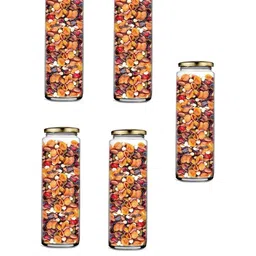 SOMIL Set Of Transparent Glass Water Bottle image 3