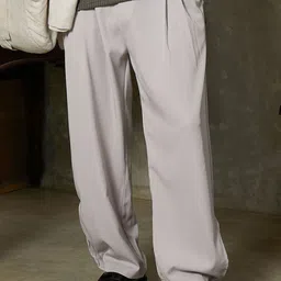 Campus Sutra Relaxed Fit Comfort Cotton Trousers-picture-15