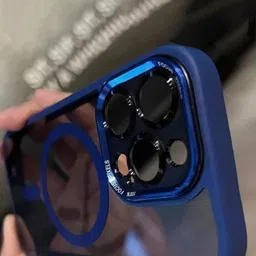 Luxury Kase iPhone 16 Pro Max Magnetic Clear Shockproof Back Case image 3