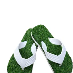ADJ Men White Flip Flops image 4