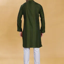 PulseIQ Men Embroidered Kurta image 4