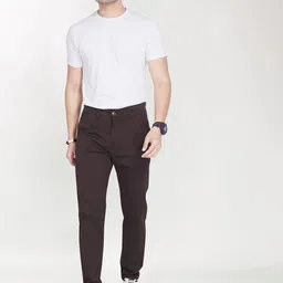 DIVISIVE Men Relaxed Chinos Trousers image 4