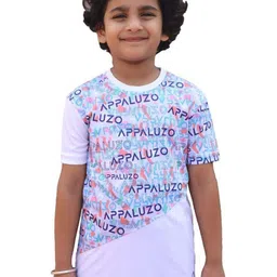 APPALUZO Boys Anti Static Typography Printed Round Neck T-shirt-picture-21