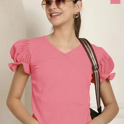 Tromko Women Pack Of 2 Puff Sleeve Top-picture-15