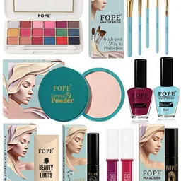 FOPE Set Of 14 Foundation, Compact, Lipstick , Nail Paint, Eyeshadow, Mascara & Eyeliner-picture-35