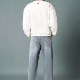 SZN Men Relaxed Fit Mid-Rise Light Fade Stretchable Jeans image 3