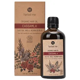 HERBAL ME Cassamla Organic Hair Oil For Hairfall Control - 100 ml-image-14