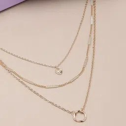 KPOP Gold-Plated Layered Necklace-picture-21