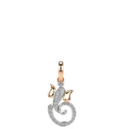 VALANOVA 14K Rose Gold Plated 0.20 Ct Lab Grown Diamond Pendant-image-8