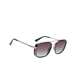 SCOTT Unisex Green Lens & Gold-Toned Rectangle Sunglasses with Scott 3174 Kyler C1 S-image-1