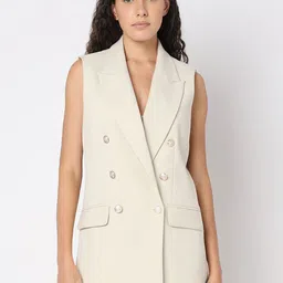 Vero Moda Double-Breasted Sleeveless Blazer image 1