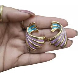 MYSTERIOUSMART Contemporary Studs Earrings image 2