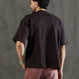 FUGAZEE Men Graphic Printed Round Neck Cotton Oversized T-shirt image 2