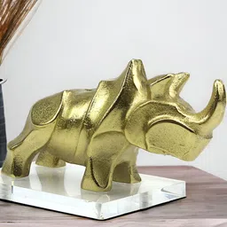 Hind Decor Gold-Toned Metal Figurine Showpiece-picture-25