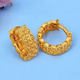 SHREE KRISHNA SHOPPING Gold-Plated Brass Earrings image 1