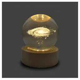 Aura White & Transparent Wooden Showpiece image 4