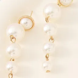DressBerry Pearls Alloy Earrings image 2