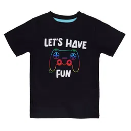 Nuego Boys Typography Printed Bio Finish T-shirt image 2