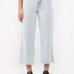 Kraus Jeans Women Wide Leg High-Rise Cropped Jeans-picture-22