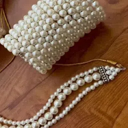 SZN Pearls Beaded Oxidised Jewellery Set-picture-26