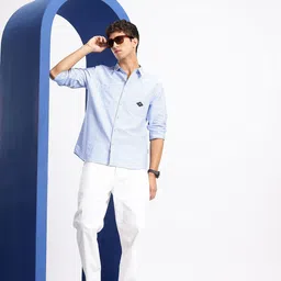 Aeropostale Striped Pure Cotton Casual Shirt image 3