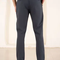 The Pant Project Power Stretch Men Smart Slim Fit Houndstooth Textured Non Iron Trousers image 2