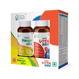 Fytika Vita 365 & FYTIKA Omega 3 Fish Oil 1000mg Combo Pack | Multivitamin for men and women with Antioxidant & herbs blend for Energy (30 Tablets and 30 Capsules)-image-17