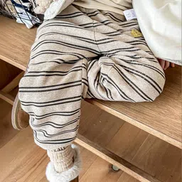 LULU & SKY Girls Striped Joggers Track Pants image 4
