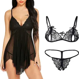 GuSo Shopee Women Black Baby Dolls-picture-34