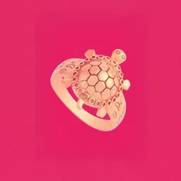 Dynamic Retail Global Gold Brass Finger Ring image 3